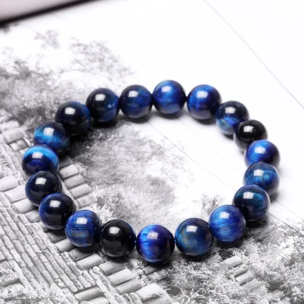 Blue Tiger’s Eye Bracelet - Confidence & Creativity - Image 2