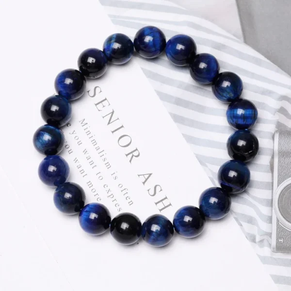Blue Tiger’s Eye Bracelet - Confidence & Creativity - Image 7