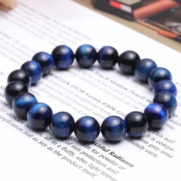 Blue Tiger’s Eye Bracelet - Confidence & Creativity - Image 6